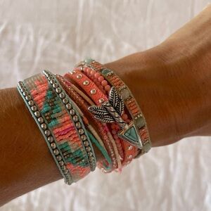 Hipanema bracelet. Turquoise. Size M (17cm)